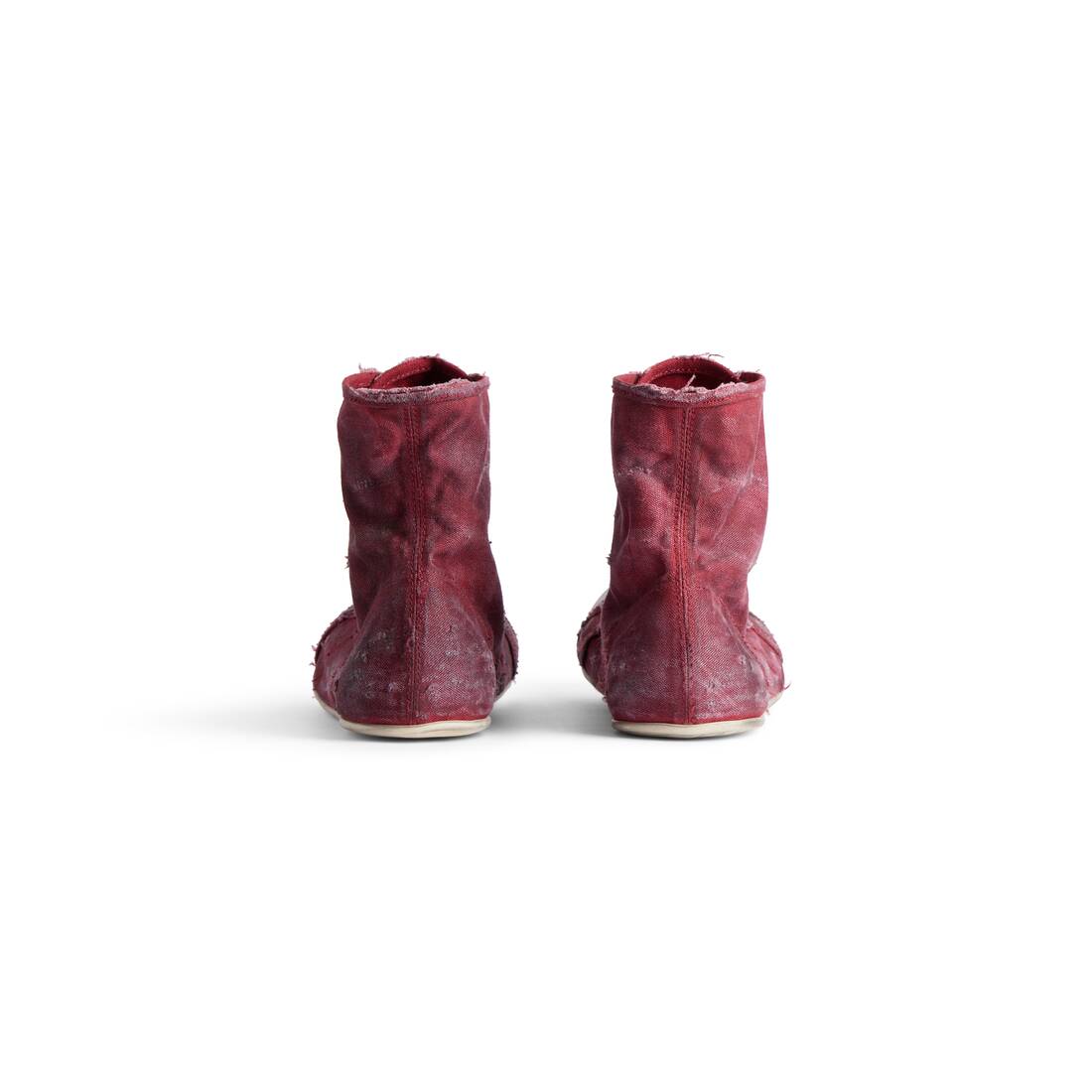 Men’s Paris Ultra Flat High Top Sneaker  in Red - Image 5